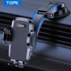 Car Phone Holder Mount, Upgraded Handsfree Stand, Phone Holder for Car Dashboard, Compatible with iPhone Android