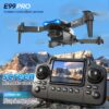 [NEW Drone MAX Upgrade Edition] NEW Drone MAX Upgrade Edition with 2 Batteries - Screen Control, Dual Camera, Obstacle Avoidance, Brushless Motor, Foldable Arms, Ideal for Night Flying, Remote Control with Screen