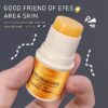 Turmeric Vitamin C Eye Cream Stick Contains Turmeric And Vitamin C Essence, Injecting Fresh Energy Into The Skin Around The Eyes, Making The Eyes Appear Brighter And More Lively, And Radiating Youthful Vitality