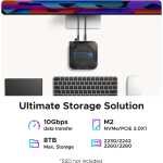 UGREEN Mac mini M4 Dock & Stand with NVMe SSD Enclosure - Image 5