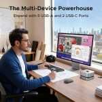 UGREEN Mac mini M4 Dock & Stand with NVMe SSD Enclosure - Image 4