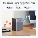 UGREEN NASync DH4300 Plus 4-Bay NAS 120TB (Diskless) Remote Access AI Photo Album Beginner-Friendly 8GB RAM Network Storage - Image 4