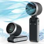 Best 3-in-1 Portable Travel Fan, 5-Speed, 3600mAh Rechargeable - Image 2