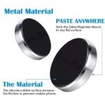 Magnetic Car Phone Holder – Universal Dashboard & Wall Mount Stand - Image 3