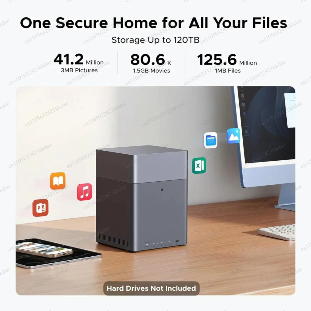 UGREEN NASync DH4300 Plus 4-Bay NAS 120TB