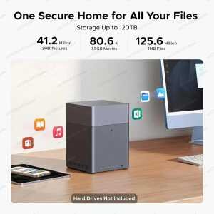 UGREEN NASync DH4300 Plus 4-Bay NAS 120TB