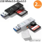 best USB 3.0 Dual Card Reader for MicroSD and TF Cards - Image 12