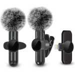 Wireless lavalier microphone for smartphone