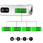 Portable Digital Luggage Scale with Temperature Display and Hook - Image 6