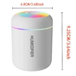 180ML Mini Air Humidifier | Portable USB Aroma Diffuser - Image 6