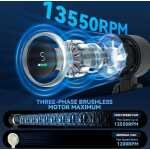Best 3-in-1 Portable Travel Fan, 5-Speed, 3600mAh Rechargeable - Image 4