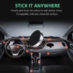 Magnetic Car Phone Holder – Universal Dashboard & Wall Mount Stand - Image 5
