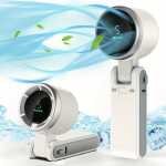 Best 3-in-1 Portable Travel Fan, 5-Speed, 3600mAh Rechargeable - Image 7
