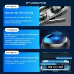 F9 Wireless Earphones LED Dislpaly Binaural TWS Wireless Bluetooth Headset Waterproof Noise Reduction Bluetooth Headphones - Image 6