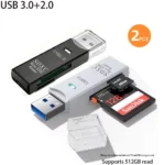 best USB 3.0 Dual Card Reader for MicroSD and TF Cards - Image 21