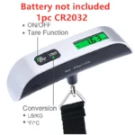 Portable Digital Luggage Scale with Temperature Display and Hook - Image 3