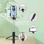 Portable Bluetooth Selfie Stick Tripod with Fill Light - Image 6