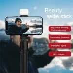 Portable Bluetooth Selfie Stick Tripod with Fill Light - Image 5