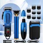 Electric Grooming Kit - Rechargeable LCD Hair Trimmer Set - Image 11