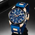 Ultimate 4pc Men's Watch & Bracelet Set - Business Casual Gift - Image 14