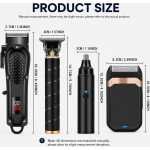 Electric Grooming Kit - Rechargeable LCD Hair Trimmer Set - Image 15