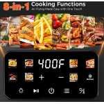 Ultimate 8.5QT Large Air Fryer – 1700W Visible Window Cooker - Image 8
