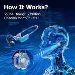 Best Bone Conduction Headphones - Open-Ear 15H Sport Earbuds - Image 15