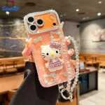 Phone Case - Suitable for Apple 17 Pro Max Phone Case New Iphone 16 Pro Max 3D Rhinestone KT Cat 15 Pro Shimmering Lens Full Coverage Anti-Drop Protective Cover Air Premium Luxury Women'S Xiao 14 Plus - Image 6