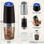 2PCS Gravity-powered Electric Salt and Pepper Grinder