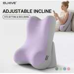 Ultimate Adjustable Bed Wedge Reading Pillow - Large Memory Foam Backrest for Sitting Up in Bed - Soft C-Shaped Lounging Cushion for Headboard - Multi-Use for Phone Reading Gaming - Removable Washable Cover - Versatile Leg and Back Comfort - Image 7