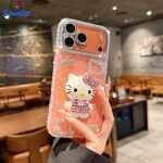 Phone Case - Suitable for Apple 17 Pro Max Phone Case New Iphone 16 Pro Max 3D Rhinestone KT Cat 15 Pro Shimmering Lens Full Coverage Anti-Drop Protective Cover Air Premium Luxury Women'S Xiao 14 Plus - Image 5
