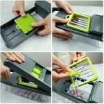 Lotarrotta 16-in-1 Vegetable Chopper, Professional Food Slicer & Dicer with 8 Blades - Image 10