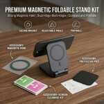 2026 New Magnetic Phone Holder with Vacuum Support, Foldable Anti Shake Holder, Suitable for Hands-free Installation in Scenarios Such as Cars/gyms/mirrors/smooth Surfaces, Compatible with All Smartphones - Image 11