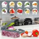 Lotarrotta 16-in-1 Vegetable Chopper, Professional Food Slicer & Dicer with 8 Blades - Image 17