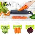 Lotarrotta 16-in-1 Vegetable Chopper, Professional Food Slicer & Dicer with 8 Blades - Image 4