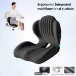 Lotarrotta Ergonomic Seat Cushion & Lumbar Support, Orthopedic Memory Foam Pillow Set - Image 4