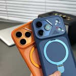Phone Case - Case Compatible with Iphone 17 Pro Max, Featuring a Built-In Stand, Magnetic Design, Fully Protective Silicone for Iphone 14, Stylish And Trendy, Also Suitable for Iphone 13 - Image 7
