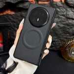 Phone Case: Carbon Fiber Magnetic Folding Case for Honor Magic V3/V5/V6, Full-Coverage Drop-Proof Phone Cover - Image 5